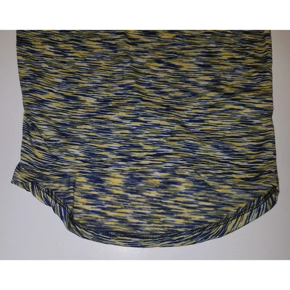 NWT LuLaRoe Gracie Tee Shirt Girls 4 Yellow Blue Zebra Print